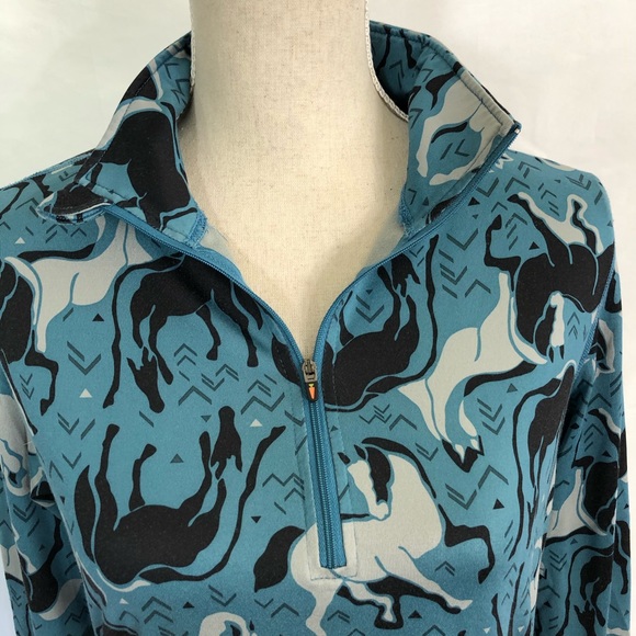 Kerrits Equestrian Horse Sense Zip Riding Shirt M - Picture 3 of 6